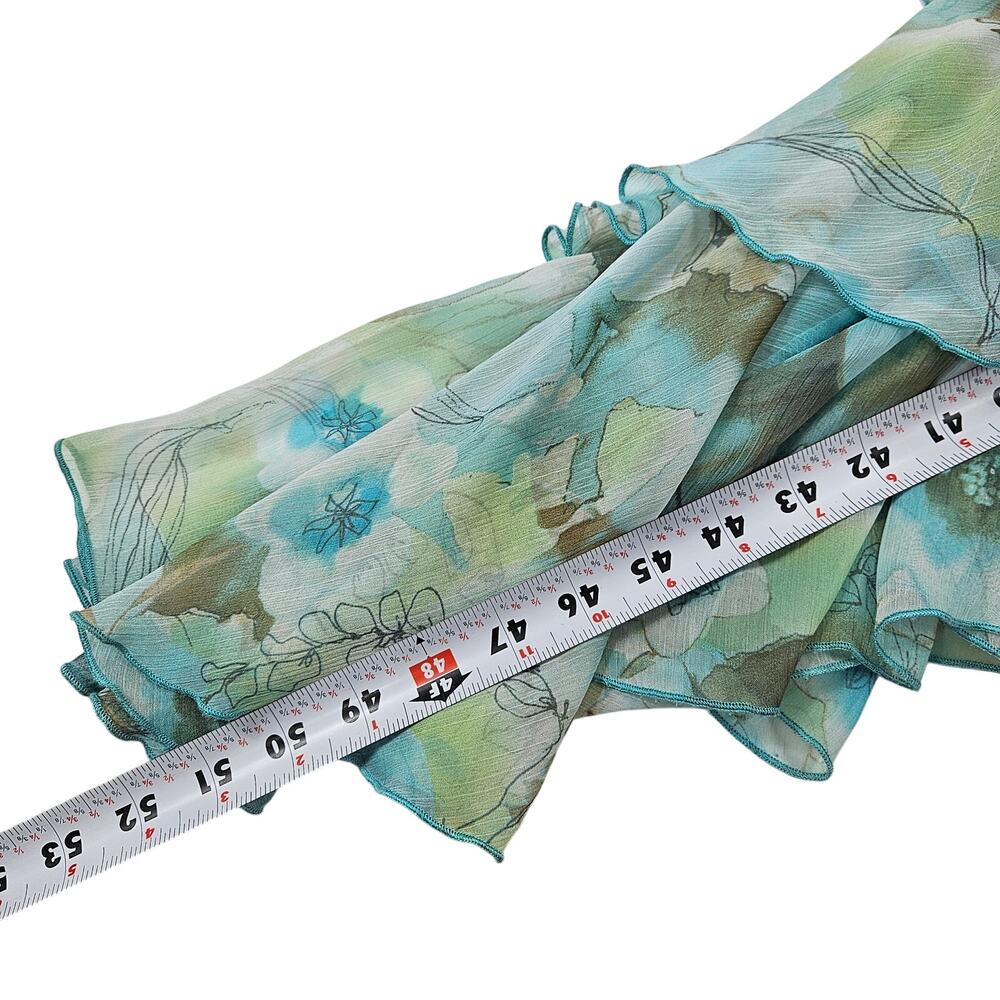 Y2k Euro Maxi Dress Fairycore Floral Cottagecore - Large - Picture 7 of 7